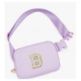 Lavender bag waist pack white b