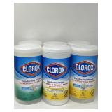 New Lot of 6, Clorox Disinfecting Cleaning Wipes