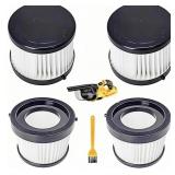 4-Pack DCV5011H DCV501HB Replacement HEPA Filters