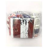 Vintage American 4th July cups plates napkins