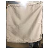 6 large outdoor pillow case covers tan No slip