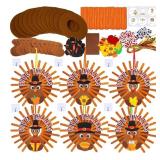 New Winlyn 12 Sets Thanksgiving Wreath Signs
