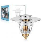 Universal Sink Stopper with Hair Catcher, Faster