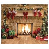 SJOLOON 12X10FT Christmas Backdrops for