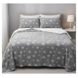 New Winter Snowflake Throw Blanket 60 x 80 inches