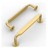 New 10 Pack 3.75 Inch(96mm) Matte Gold Cabinet