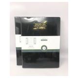 2 calendar books letter size 8.5x22.25