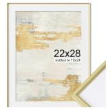 New 2 Pack 22x28 Metal Picture Frame, 22 by 28