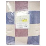 Twin/Twin Extra Long Woven Check Comforter Set