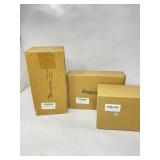 6 Pcs Winter White Cone Trees Decoration Silver