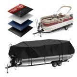 Heavy Duty 900D Pontoon Boat Cover, 16'-18'5''