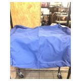 2 pack outdoor cushion covers waterproof blue