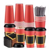 New Layhit 100 Pack Christmas Disposable Coffee