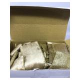 Christmas tree topper bow gold