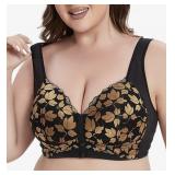 Plus Size Bra - Big Busted Women's Lace T-Shirt