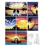 New Nuberlic Painting Kit, 8x10 Inch, 8 Pcs Pre