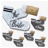 Boutique Bridal Sock Gift | Bride Bridesmaid Maid