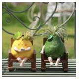 New Fruit Rocking Chair Head Planters for Plants