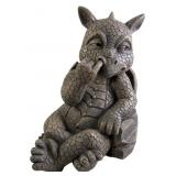 Pacific Giftware Nose Picker Dragon Statue New.