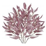 DILATATA 33.5' Purple Leaves for Christmas Tree,