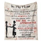 New Blanket for Mom from Son, Mom Birthday,