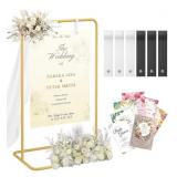 Wedding Sign Holder,Adjustable Welcome to Our