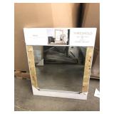 Burl wood veneer mirror medium sized No hold no