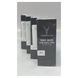 New Lot of 4 Yokefellow Nail Glue for Nail Tips 6