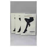 New Lot of 3, 2-Pack Slightly Transparent Tights
