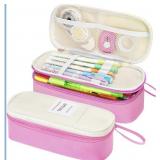 KMUYSL Large Pencil Case, Big Pencil Pouch with 3