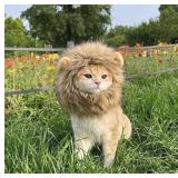 New Lion Mane Wig for Cats,Pet Halloween Costume