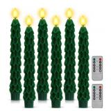 New Funtery 6 Pcs LED Christmas Tree Flameless