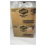 Lot of 2 Clorox disinfecting wipes 3-pack, 75