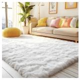 Shag Area Rugs, 5ft x 10ft Soft Fluffy Indoor