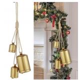 Minetom Set of 3 Christmas Bells, Decoraitve
