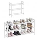 New Mavivegue Expandable Shoe Rack, 3-Tier Shoe