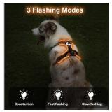 Taglory Light Up Dog Harness, Rechargeable No