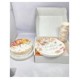 Thanksgiving Decorations Party Tableware, Fall