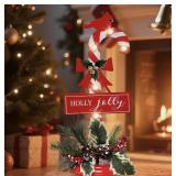 WONDER GARDEN Christmas Signs Indoor - 2 Pack