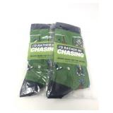 2 pairs Iï¿½d rather be chasing funny socks made