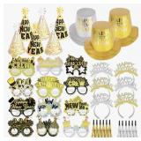 HOWAF 42pcs New Year's Eve Party Supplies, New