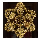 New 36 Inch Snowflake Light, 528 LED Christmas