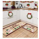 New WERNNSAI Snowman Christmas Kitchen Rugs - 2