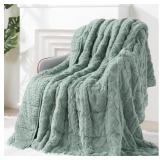 Super Fuzzy Soft Sherpa Fleece Weighted Blanket,