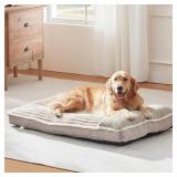 Dog Bed for Large Dogs, Dog Mattress with Pillow