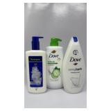 New Lot of body wash and lotion- Dove and