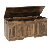 New Storage Bench, 39.4" Retro Storage Trunk,