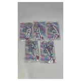 New Lot of 5 K-pop Demon Hunter Beaded Keychains