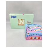 Cake slime , 4PCS NEW AND Belt Bag Crossbody Bags