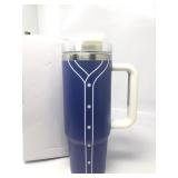 30oz tumblers with DIY stickers (blue)